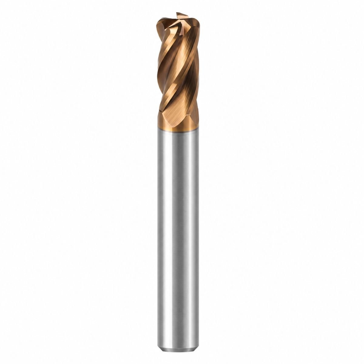 SC4A-KR-UZ-1204C-R10-TiSiN Uzun Boy Köşe Radyüslü Freze / 4 Ağızlı / Ø12 mm