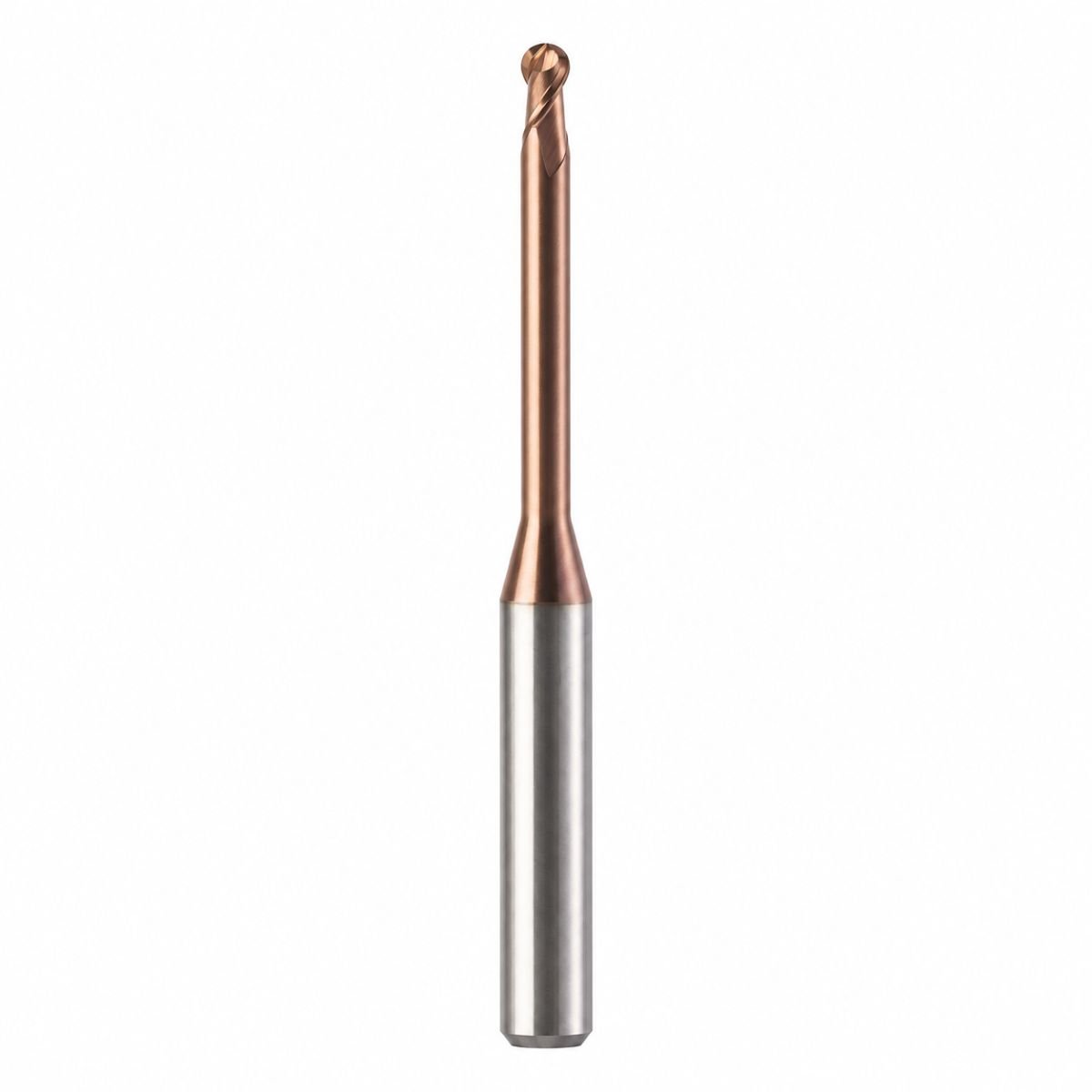 SC2A-MK-0102C-L14-TiSiN Mikro Küre Freze / 2 Ağızlı / Ø1 mm